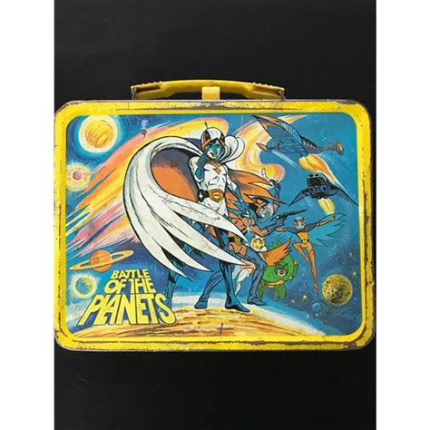 battle of the planets metal lunch box|Vintage Battle of the Planets Metal Lunch Box and Original .